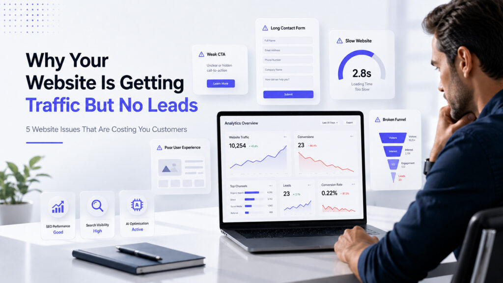 Why Your Website Is Getting Traffic But No Leads